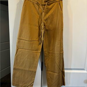 Liverpool Women's Drawstring Chinos in Camel/Tan